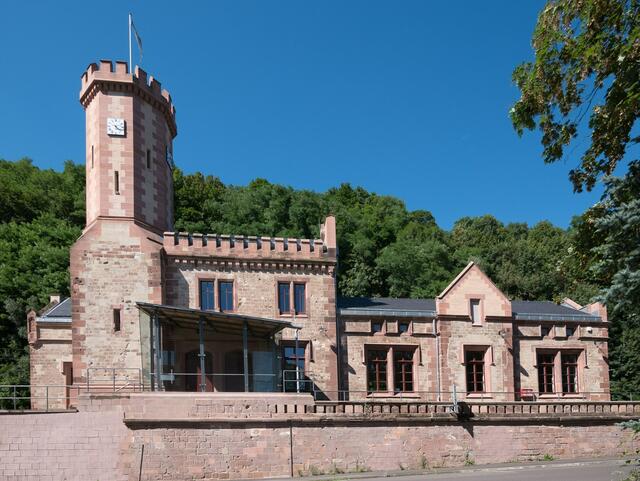 Historischer Bahnhof von Beckingen