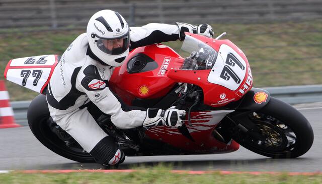 Der siebenfache Formel 1-Weltmeister Michael Schumacher ging auch schon für das Holzhauer Honda-Team in der IDM an den Start (Fotos Hermann Rüger)