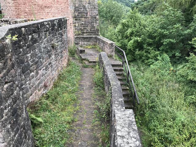 Hier geht's wieder abwärts | Foto: B. Bender
