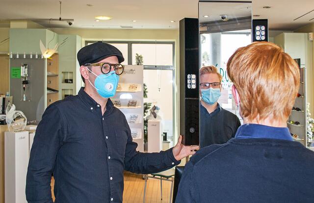 Video-Zentrierung auf höchstem Niveau bei Augenoptik Gross in Ramstein-Miesenbach