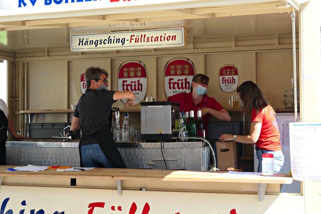 Hihi, da ging es lustig zu im Getränkewagen | Foto: Brigitte Melder