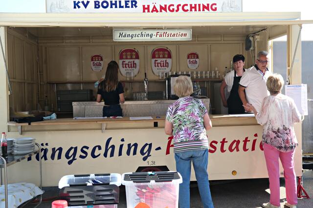 Später noch stark frequentiert - der Getränkewagen | Foto: Brigitte Melder