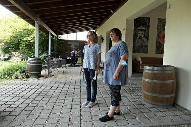 Bianca Franke und Jasmin Godon läuten die Sportrunde ein | Foto: Brigitte Melder
