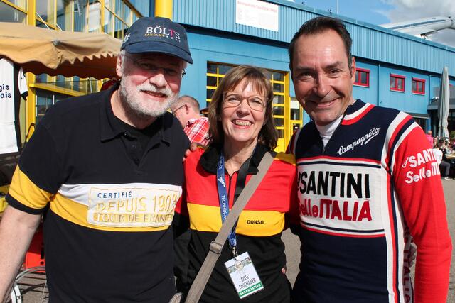 Jockel und Sissi Faulhaber mit Erik Zabel (Foto Michael Sonnick)
