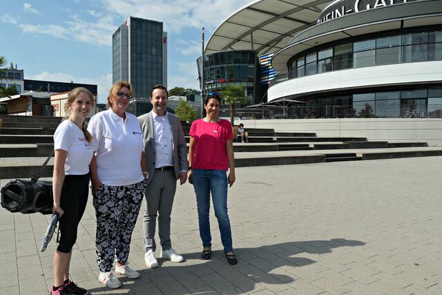 Eva Weile, Nadine Bollinger, Patrick Steidl, Saskia Helfenfinger-Jeck | Foto: Brigitte Melder