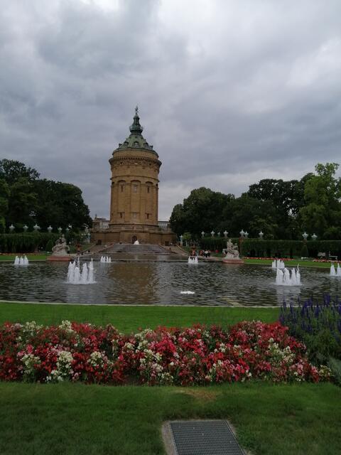 Mannheim Wasserturm August 2021 Kalender 
