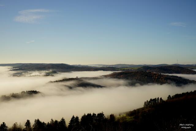 Donnersberger Land im Nebel - Photographiert von der Kupferberghütte bei Imsbach | Foto: Stephen Wüstenberg Photographie - Wartenberg-Rohrbach