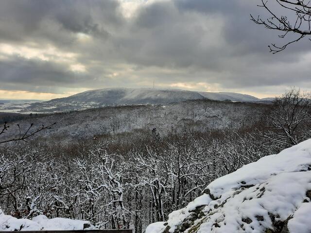 Drosselfels im Winter