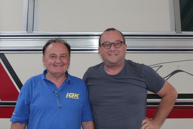 Reiner Scheidhauer und Bernd Herrmann (Foto Michael Sonnick)
