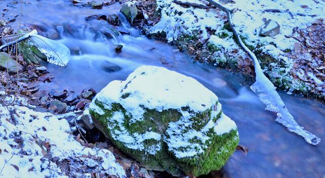 Foto: Eiszeit im Wildensteiner Tal - Foto: Florian Bauer