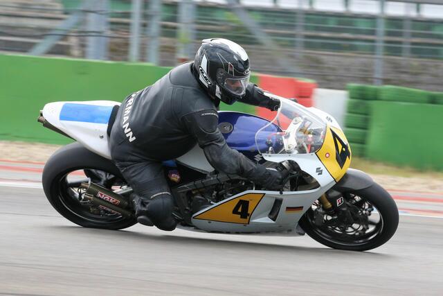 Suzuki-Pilot Bernd Herrmann aus Walldorf wurde zweimal Zweiter (Foto Thomas Haas)
