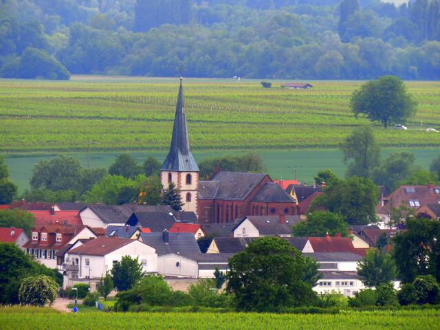 Kirche in Duttweiler - Sommer
