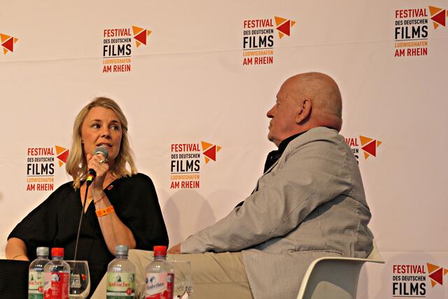 Die Regisseurin im Gespräch Interviewer | Foto: Brigitte Melder