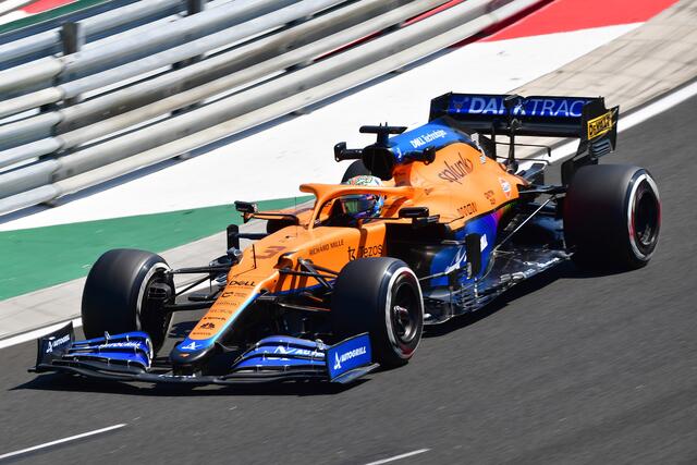 Der Australier Daniel Ricciardo (McLaren-Mercedes) hat den Formel 1-Grand Prix in Monza/Italien gewonnen (Foto Thorsten Horn)