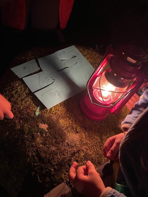 Nächtlichen Schatzsuche rund ums Wanderheim „Dicke Eiche“ | Foto: PWV