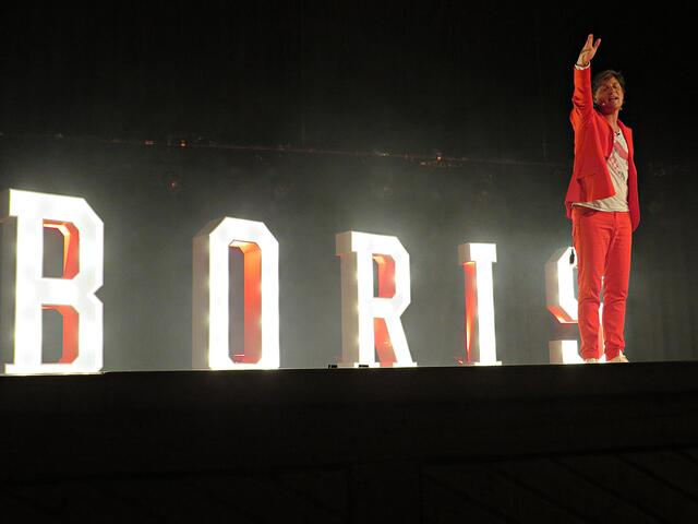 Boris wie er leibt und lebt, ein Comedian durch und durch | Foto: Brigitte Melder