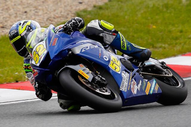 Patrick Hobelsberger (Landau an der Isar/Yamaha) holt seinen ersten IDM-Titel in der Supersport 600-Klasse (Foto Hermann Rüger)