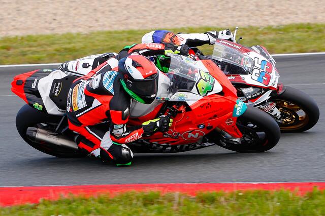 Luca Grünwald (Waldkraiburg/BMW) vom Kiefer-Team ist mit 111 Zählern zur Zeit Vierter (Foto Hermann Rüger)