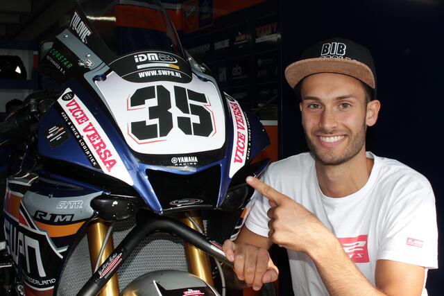 Lukas Tulovic aus Eberbach fuhr bei seinem Superbike-Debüt auf den 8. Rang (Foto Michael Sonnick)