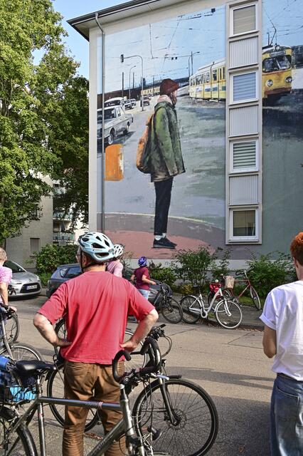 2. Station: Franz-Josef-Erhart-Straße 5, Künstlerin: Udane Juaristi (Udatxo) | Foto: Ilona Schäfer