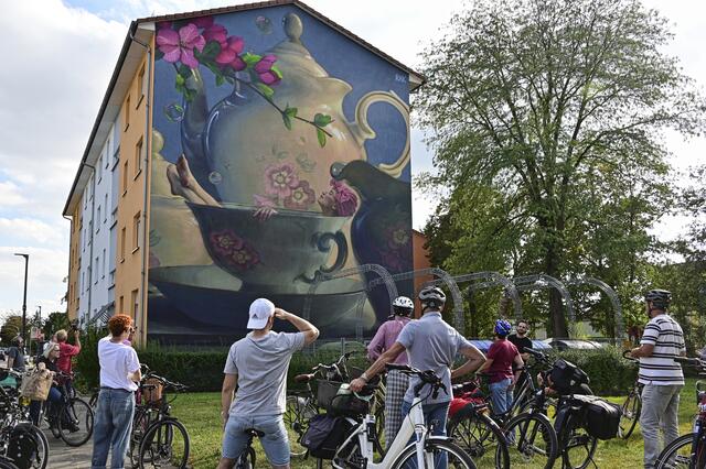 5. Station, Hochfeldstraße 137, Künstlerin: Natalia Rak | Foto: Ilona Schäfer