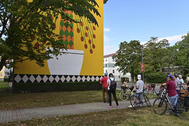 4. Station: Hochfeldstraße 135, Künstler: Agostino Lacurci | Foto: Ilona Schäfer