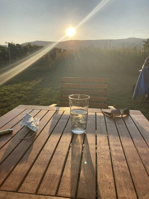 Abendstimmung mit Schorle