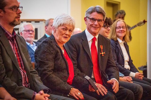 Roland Herberger mit Frau Sonja Herberger