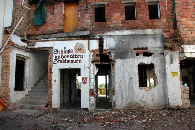 Abriss der in den 1950er Jahren entstandenen Gastwirtschaft "Zum Löwen" | Foto: A. Abt