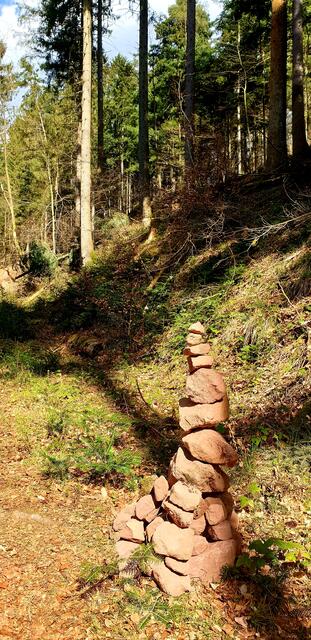 Steinmännchen auf dem Teufelspfad  | Foto: Jens Vollmer