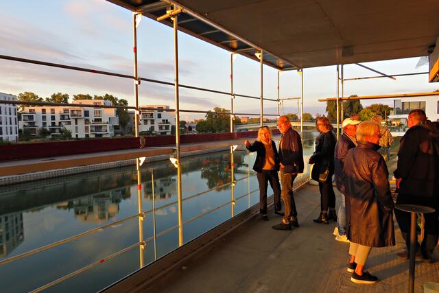 Was für ein Blick und Sundowner | Foto: Brigitte Melder