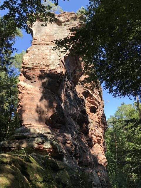 Die Westseite des Bundenthalter Turms | Foto: B. Bender
