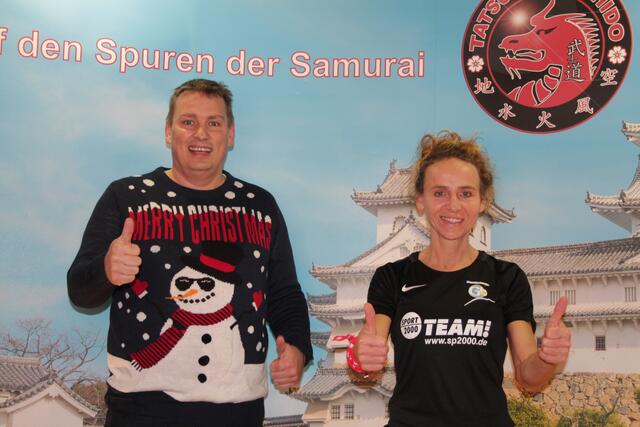 Annette Egartner (rechts) und Christian Wiederanders organisierten währedn der Corona-Pandemie virtuelle Bewegungsparties (Foto Michael Sonnick)