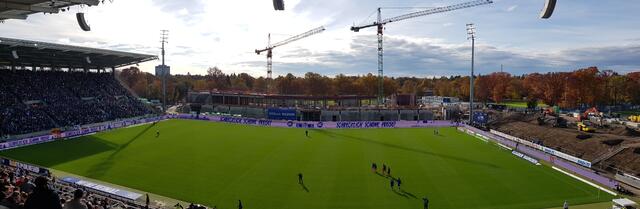 Gut gefüllte Baustelle Wildparkstadion | Foto: www.jowapress.de