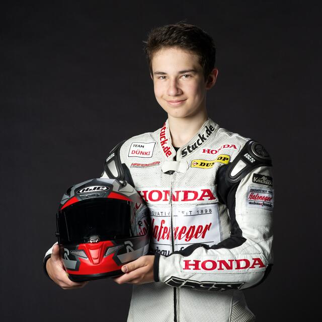 Luca Hafeneger aus Solingen belegte 2021 mit 72 Punkten den sechsten Gesamtrang in der Honda Talent Challenge