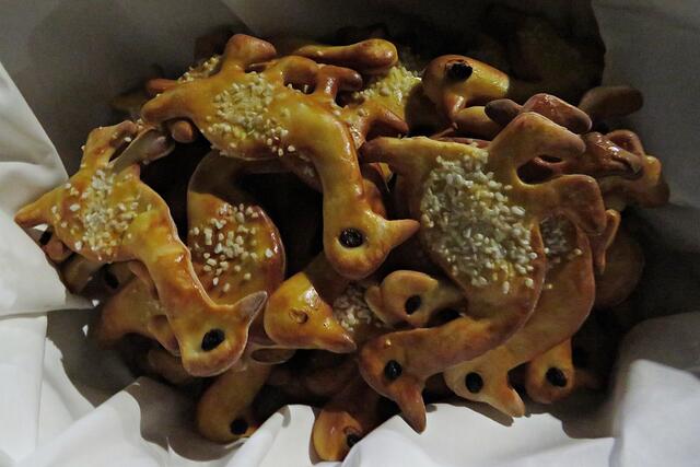 Heiß begehrt: Selbst gebackene Martinsgänse | Foto: Brigitte Melder