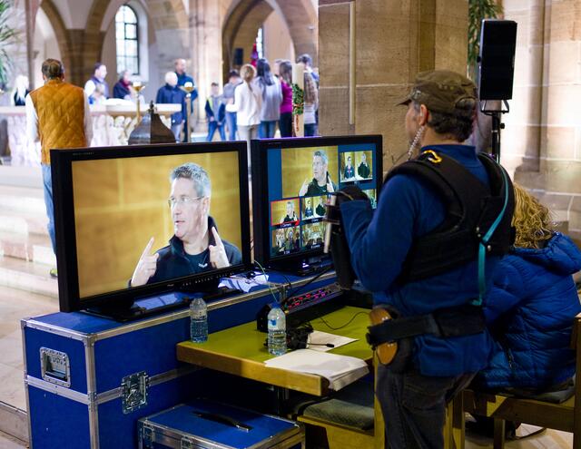 Bereits zu Allerheiligen wurde vor Jahren live aus St. Maria übertragen.