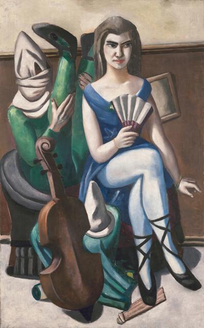 Max Beckmanns Gemälde "Fastnacht" von 1925.