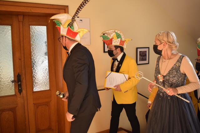 Das Büro des Bürgermeisters war leer | Foto: B. Bender