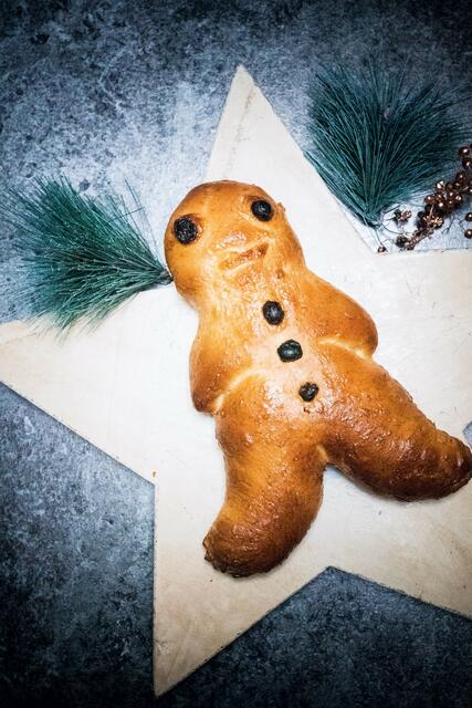 Schmeckt viel besser als vom Bäcker: der selbst gebackene Weckmann