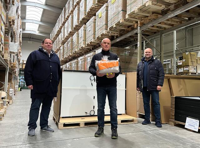Geschäftsführer Johannes Groß, Karl Bastel, Geschäftsführer Markus Wirth