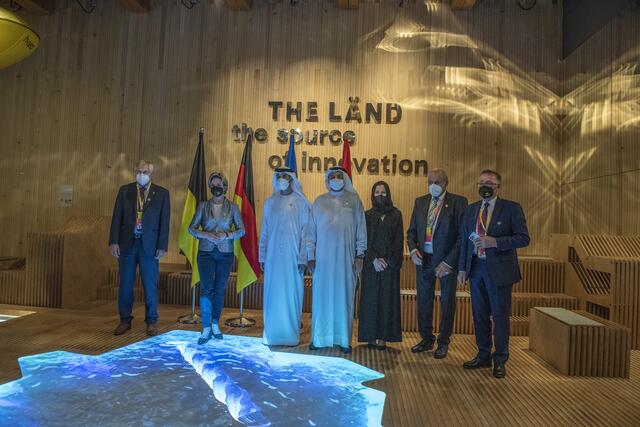 Das Baden-Württemberg Haus auf der Expo in Dubai begeht am 25. Januar 2022 seinen „Honour Day.“ Analog zum Nationentag der Länderpavillons hat auch das Bundesland – als einzige Region auf der Weltausstellung vertreten – die Gelegenheit erhalten, sich mit einem Ehrentag zu präsentieren. | Foto: vidhyaa/bw