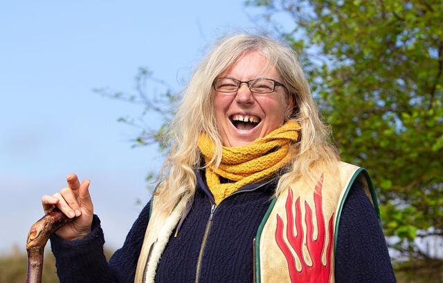 Bloggerin, Schäferin und Autorin Anna Kimmel.  | Foto: Dagmar Clausen/Sylt 2020