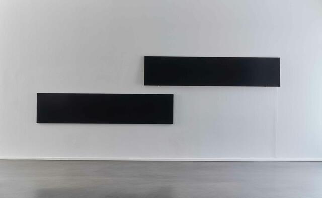 Alle Schattierungen der Farbe Schwarz: Günter Umbergs unbetitelte Arbeit von 2006 | Foto: mpk