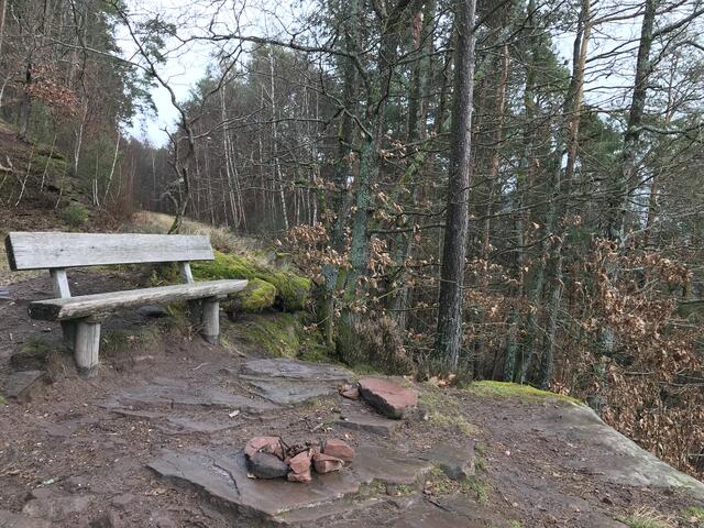 Rastmöglichkeit beim Wasgaublick | Foto: B. Bender