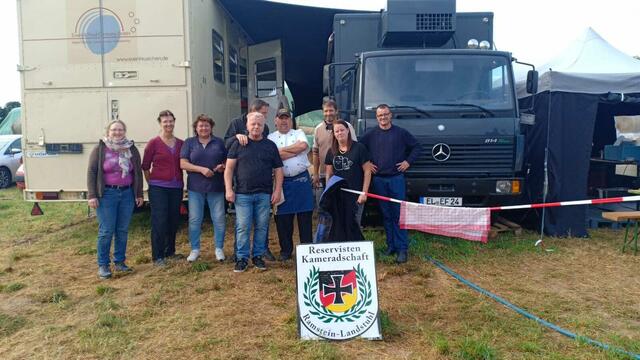 Das Team der Reservisten-Kameradschaft Ramstein- Landstuhl | Foto: Bernd Habermann