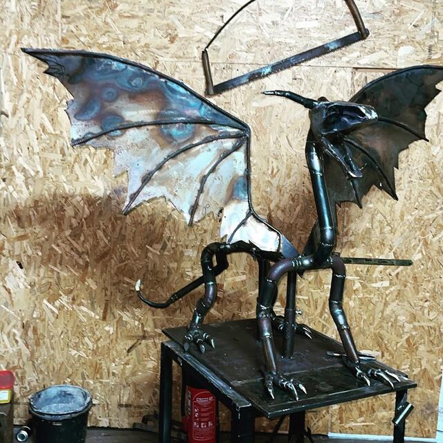 Das Grundgerüst steht. | Foto: Ramon Dietz