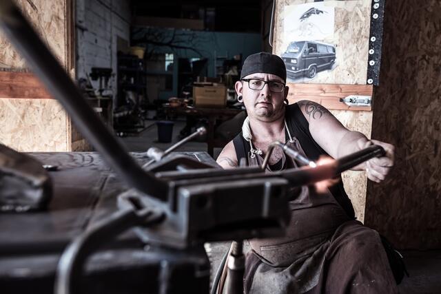 Bei der Arbeit. | Foto: Murat Bilir / #RAPOGRAF