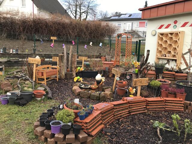 Ein  schöner Bienengarten ist entstanden | Foto: Claudia Bardon