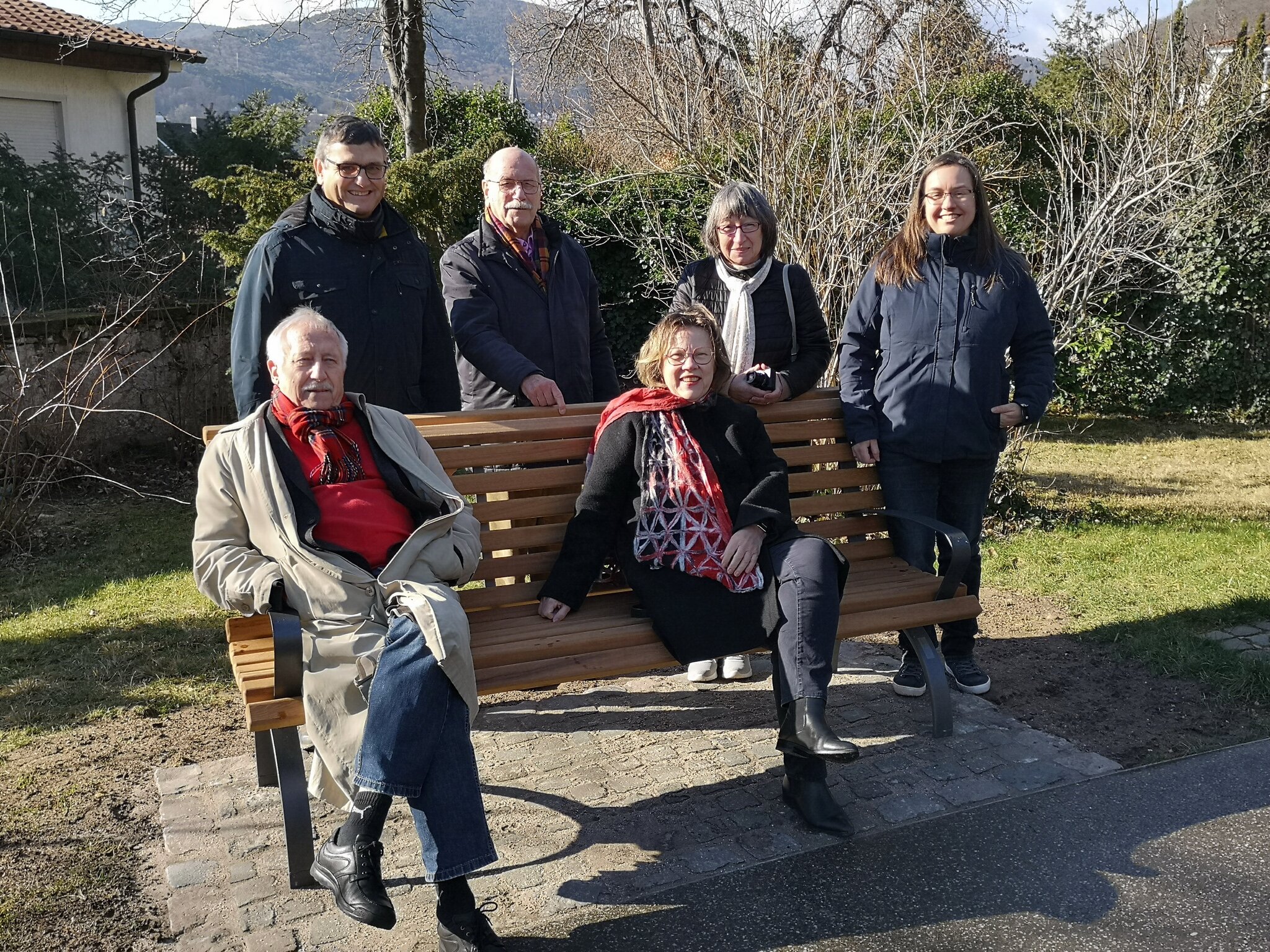 Förderverein Stadtmuseum Bank im Park der Villa Böhm gespendet